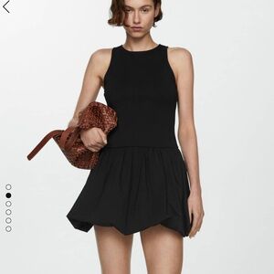 Mango Black Mini Dress